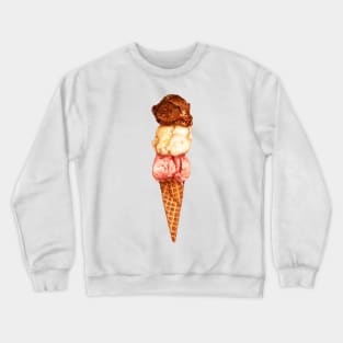 Neopolitan Triple Scoop Crewneck Sweatshirt